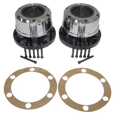 Crown Automotive Jeep Replacement - Crown Automotive 400502 Manual Locking Hub Set for Jeep CJ5/CJ6/CJ7/8