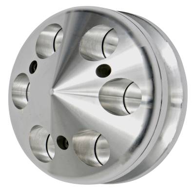 Trans-Dapt Performance - Trans-Dapt Performance 9487 Aluminum Alternator Pulley for Chevy 283-350