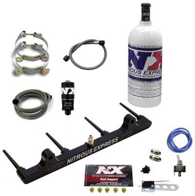 Nitrous Express - Nitrous Express 62201-1.0P Billet Spray Bar System for Hayabusa w/1lb Bottle