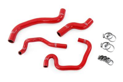 HPS Performance - HPS 57-1080 Red Red Radiator/Heater Coolant Hose Kit for 95-98 Toyota 3.4L V6