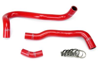 HPS Performance - HPS 57-1021 Red Red Silicone Radiator Hose Kit for 06-11 Honda Civic Si