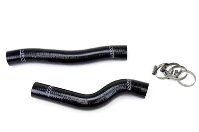 HPS Performance - HPS 57-1026-BLK Black Radiator Hose Kit for 10-12 Hyundai Genesis Coupe Turbo