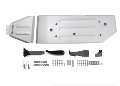 Rival - Rival 2333.9545.1.6 Aluminum Gas Tank Skid Plate for 15-23 Toyota Tacoma 5' Bed