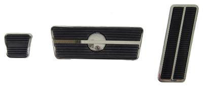 Auto Metal Direct - Auto Metal Direct W-886 Accelerator & Brake Pedal Pad Set