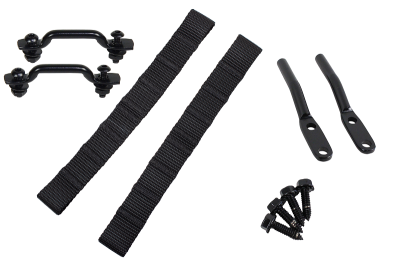 Kentrol - Kentrol 50725 Black Door Strap Kit for 76-95 Jeep CJ & Wrangler YJ