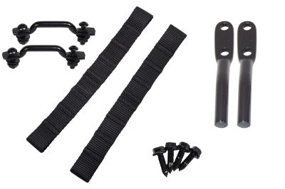 Kentrol - Kentrol 50724 Black Door Strap Kit for Jeep Wrangler TJ