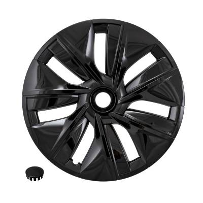 Coast To Coast - Coast To Coast 56619BLK 19" 7 Spoke Wheel Covers Hub Caps