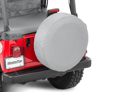 MasterTop - MasterTop 14603209 Spare Tire Cover 32" Gray Denim