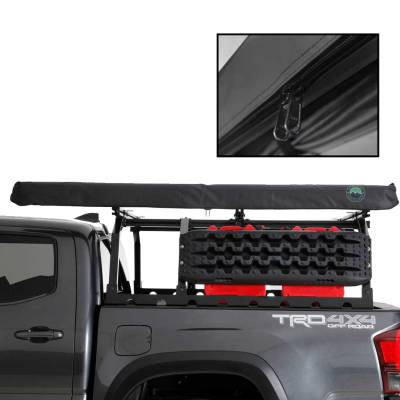 Overland Vehicle Systems - Overland Vehicle Systems 18059909 Nomadic Awning 2.5 8.0' w/Black Cover