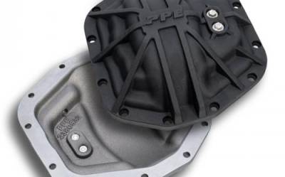 Pacific Performance Engineering - PPE 238053220 Nodular Iron Rear Diff Cover Blk for 18-23 Jeep JL/JT/Bronco DM220