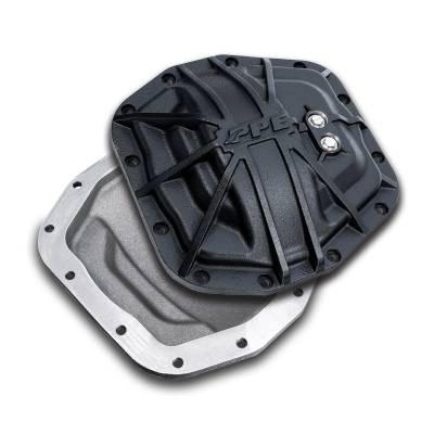 Pacific Performance Engineering - PPE 238043320 HD Nodular Iron FR Diff Cover Blk for 18-23 Jeep JL/JT Dana-M210
