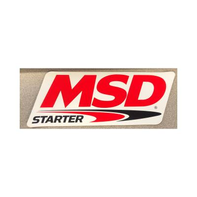MSD - MSD Ignition 9291 Advertising Exterior Decal Starter