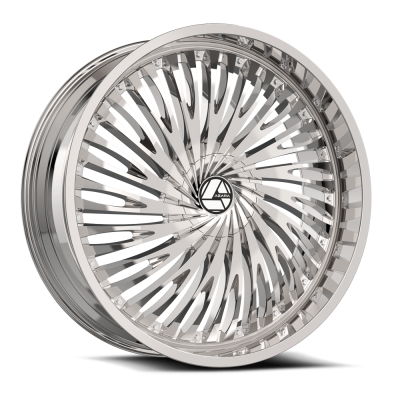 Azara - Azara Wheel AZA-526 30x9.5 Blank 15mm Chrome AZA-5263095BL15C