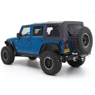 Smittybilt - Smittybilt 9085235 Replacement Soft Top Black Diamond for 10-18 Jeep Wrangler JK