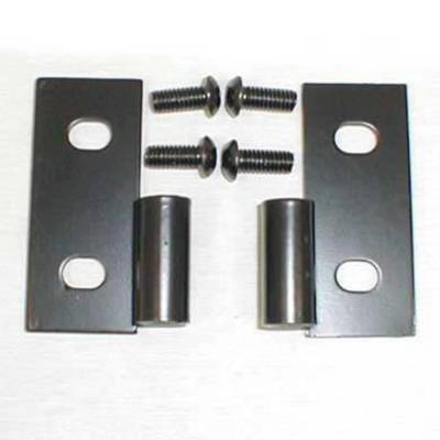 Smittybilt - Smittybilt 7607 Lower Door Hinge Bracket Black for 76-06 Jeep Wrangler TJ/YJ/CJ