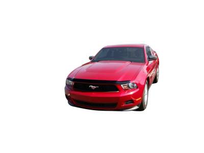 Auto Ventshade AVS - Auto VentShade 322023 Aeroskin Smoke Hood Protector for 10-12 Mustang
