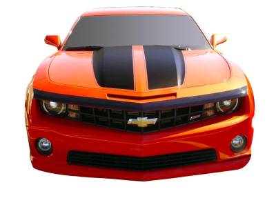 Auto Ventshade AVS - Auto VentShade 322017 Aeroskin Smoke Hood Protector for 10-15 Camaro