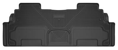 Husky Liners - Husky Liner Weatherbeater 2nd Row Floor Liners Black Traverse/Acadia 19211