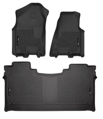 Husky Liners - Husky Liner Weatherbeater Front/Rear Floor Liners Black for Dodge Ram 94001