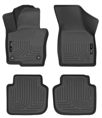 Husky Liners - Husky Liner Weatherbeater Front/Rear Floor Liners Black for VW Passat 98681