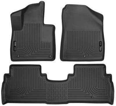 Husky Liners - Husky Liner Weatherbeater Front/Rear Floor Liners Black for Kia Sorento 98691