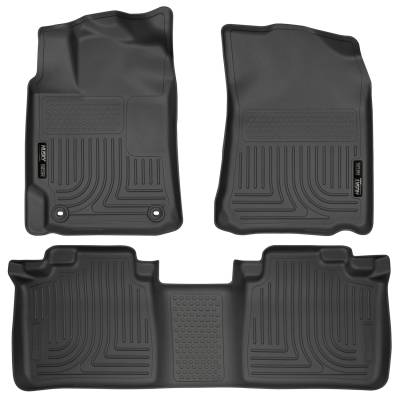 Husky Liners - Husky Liner Weatherbeater Front/Rear Floor Liners Black for Toyota Camry 98901