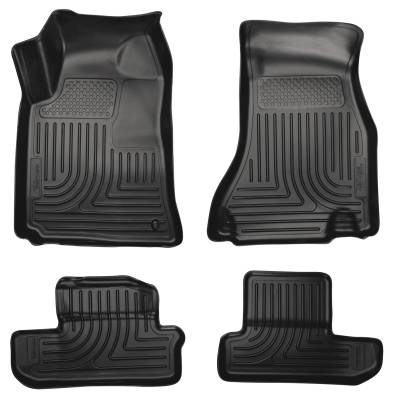 Husky Liners - Husky Liner Weatherbeater Front/Rear Floor Liners Black for Challenger 98021