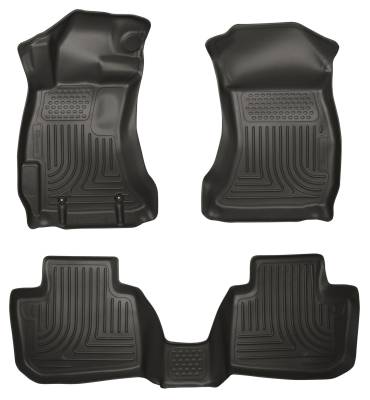 Husky Liners - Husky Liner Weatherbeater Front/Rear Floor Liners Black for Legacy 98841
