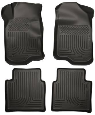 Husky Liners - Husky Liner Weatherbeater Front/Rear Floor Liners Black Chevrolet Malibu 98111
