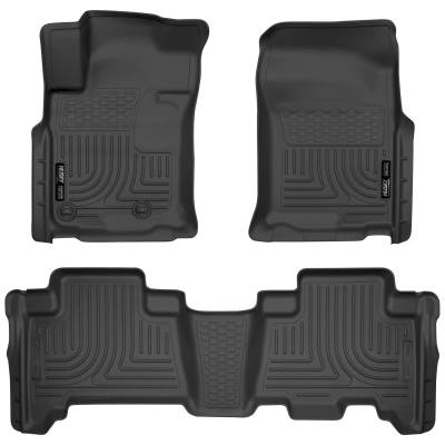 Husky Liners - Husky Liner Weatherbeater Front/Rear Floor Liners Black for 4Runner 98571