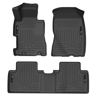 Husky Liners - Husky Liner Weatherbeater Front/Rear Floor Liners Black Honda Civic 98411