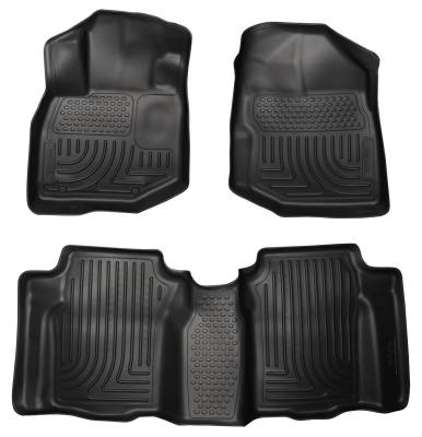 Husky Liners - Husky Liner Weatherbeater Front/Rear Floor Liners Black Honda Fit 98491