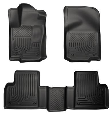 Husky Liners - Husky Liner Weatherbeater Front/Rear Floor Liners Black for Mercedes 98981