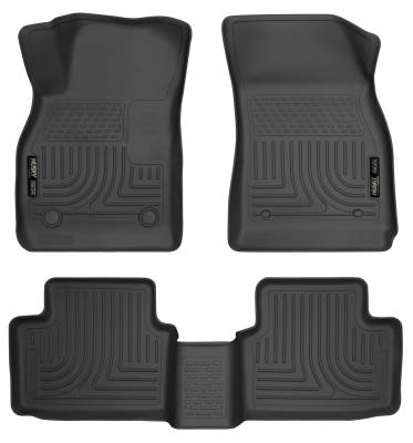 Husky Liners - Husky Liner Weatherbeater Front/Rear Floor Liners Black Chevrolet Malibu 98191