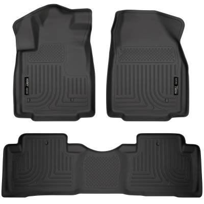 Husky Liners - Husky Liner Weatherbeater Front/Rear Floor Liners Black Honda Pilot 98421
