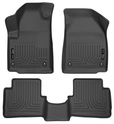 Husky Liners - Husky Liner Weatherbeater Front/Rear Floor Liners Black for Dodge Dart 99021