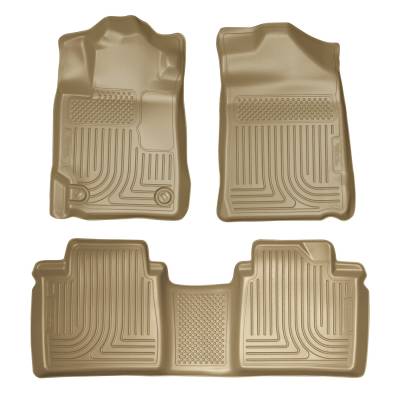 Husky Liners - Husky Liners Weatherbeater Front/Rear Floor Liners Tan for Toyota Camry 98513
