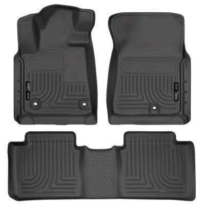 Husky Liners - Husky Liner Weatherbeater Front/Rear Floor Liners Black for Tundra 99561