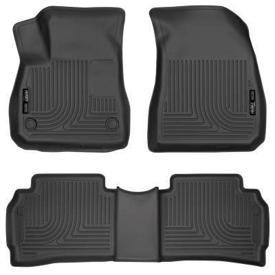 Husky Liners - Husky Liner Weatherbeater Front/Rear Floor Liners Black Chevrolet Malibu 99191