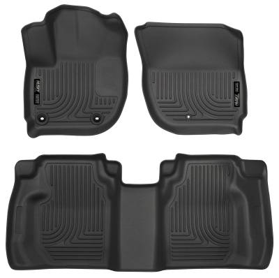 Husky Liners - Husky Liner Weatherbeater Front/Rear Floor Liners Black Honda Fit 99491