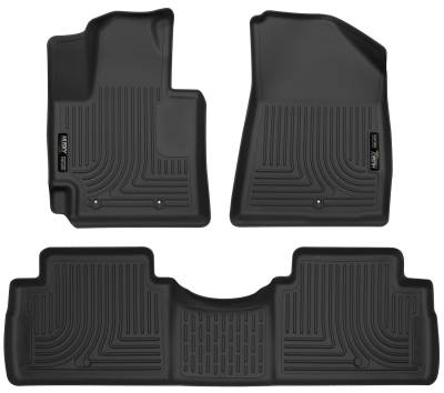 Husky Liners - Husky Liner Weatherbeater Front/Rear Floor Liners Black for Kia Soul 99611
