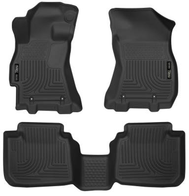 Husky Liners - Husky Liner Weatherbeater Front/Rear Floor Liners Black for Legacy 99671