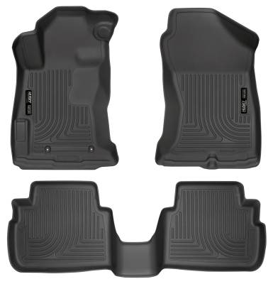 Husky Liners - Husky Liner Weatherbeater Front/Rear Floor Liners Black for Impreza 99661