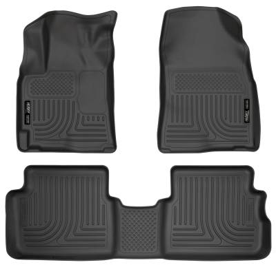 Husky Liners - Husky Liner Weatherbeater Front/Rear Floor Liners Black for Vibe/Matrix 98531
