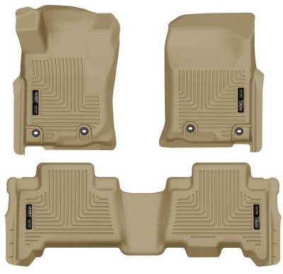 Husky Liners - Husky Liner Weatherbeater Front/Rear Floor Liners Tan for Toyota 4Runner 99573