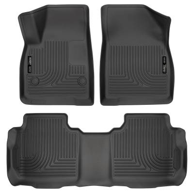 Husky Liners - Husky Liner Weatherbeater Front/Rear Floor Liners Black Traverse/Acadia 99141