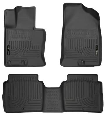 Husky Liners - Husky Liner Weatherbeater Front/Rear Floor Liners Black for Kia Optima 99691