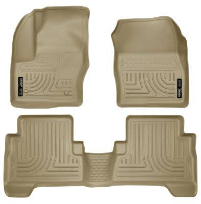 Husky Liners - Husky Liners Weatherbeater Front/Rear Floor Liners Tan Ford Escape 99743