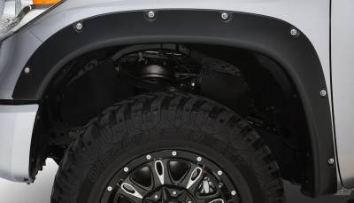Stampede - Stampede 8431-2 Ruff Riderz Fender Flare 4Pc Smooth Black for Toyota