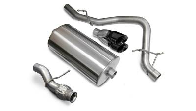 Corsa Performance - Corsa Performance 14912BLK Sport Cat-Back Exhaust System for 09-14 Tahoe/Yukon